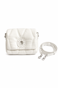 Bimba y Lola White Mini Crossbody Bag