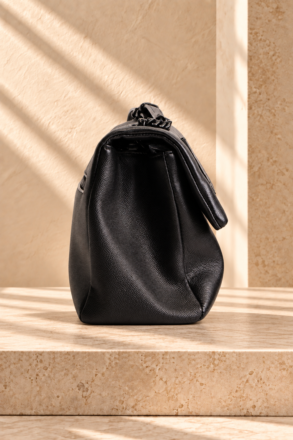 Cartera Saint Laurent Niki de Cuero Negro