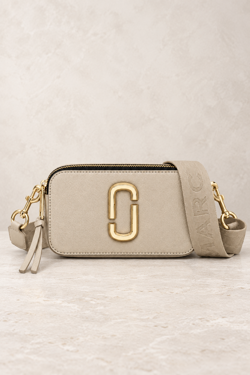 Marc Jacobs Beige Mini Crossbody Bag
