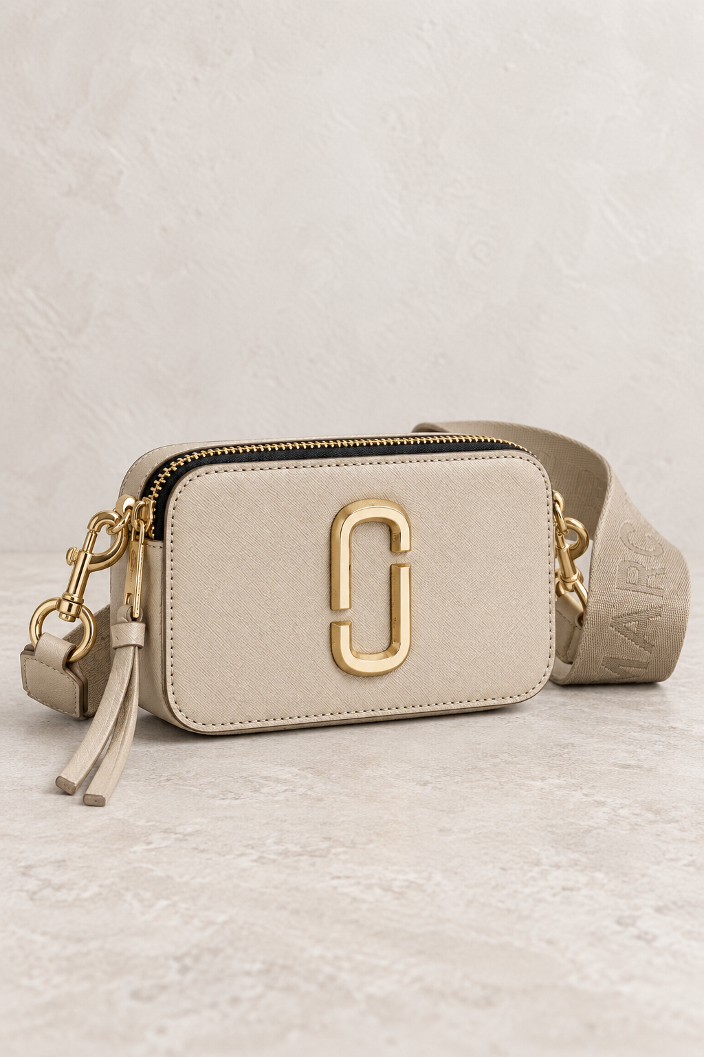 Marc Jacobs Beige Mini Crossbody Bag