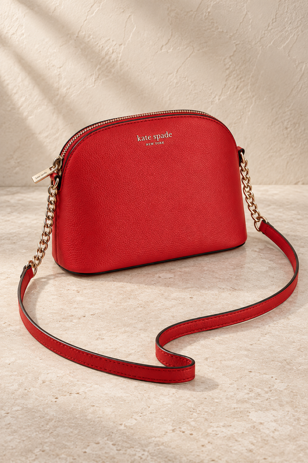 Kate Spade Red Leather Crossbody Bag