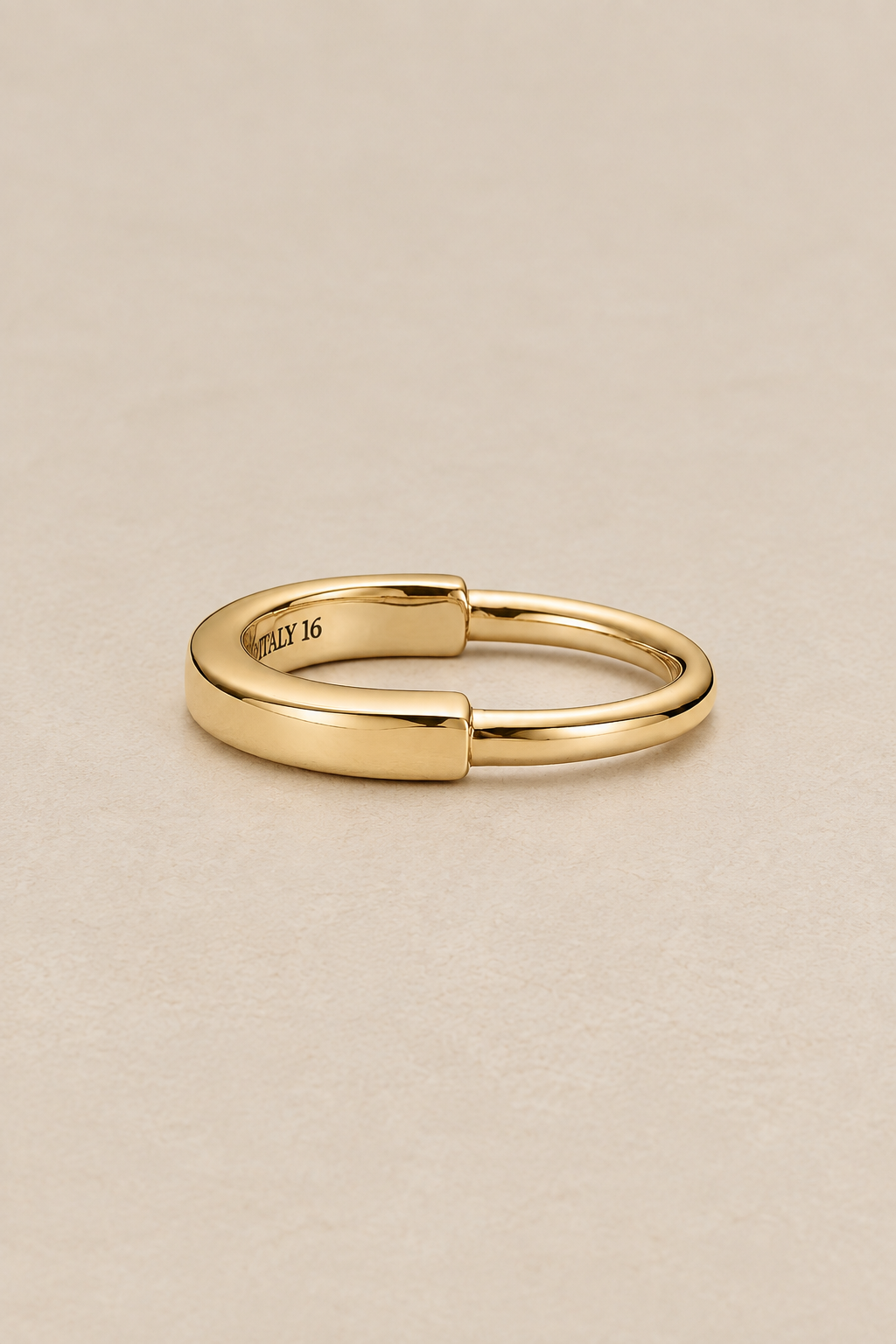 Tiffany Lock Ring in Yellow Gold