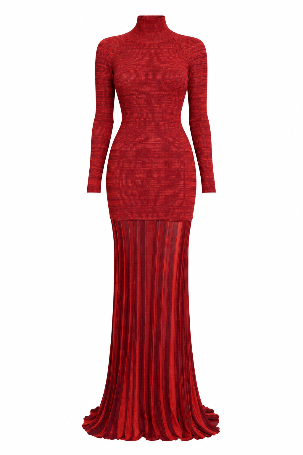 Christopher John Rogers Textured Knit Maxi Dress