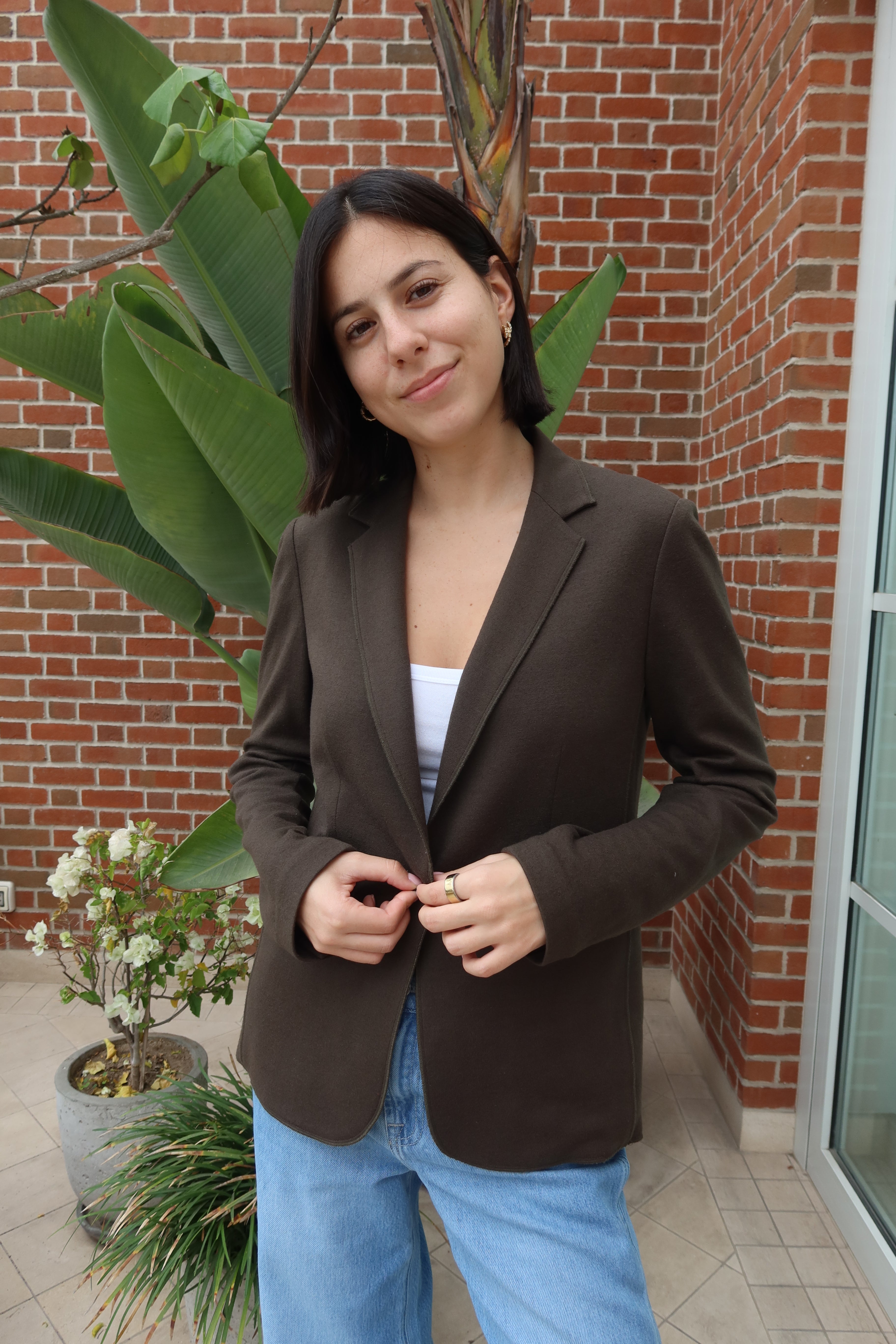 Blazer Verde Oliva Entallado de Rag & Bone