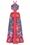 FARM Rio Tropical Halter Maxi Dress