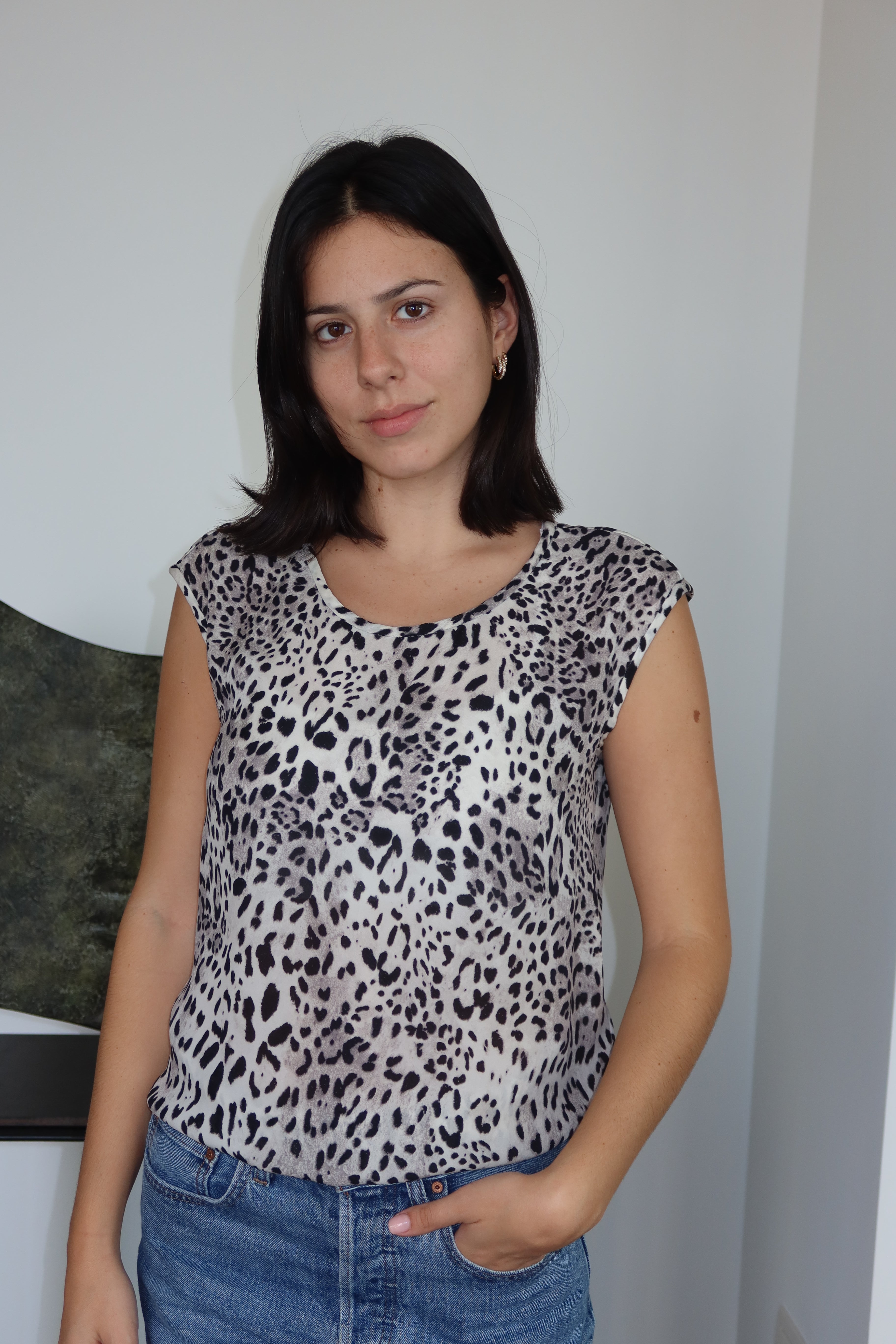 Joie Animal Print Blouse