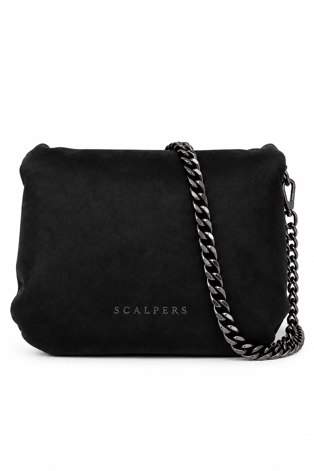 Scalpers Cartera Negra con Cadena