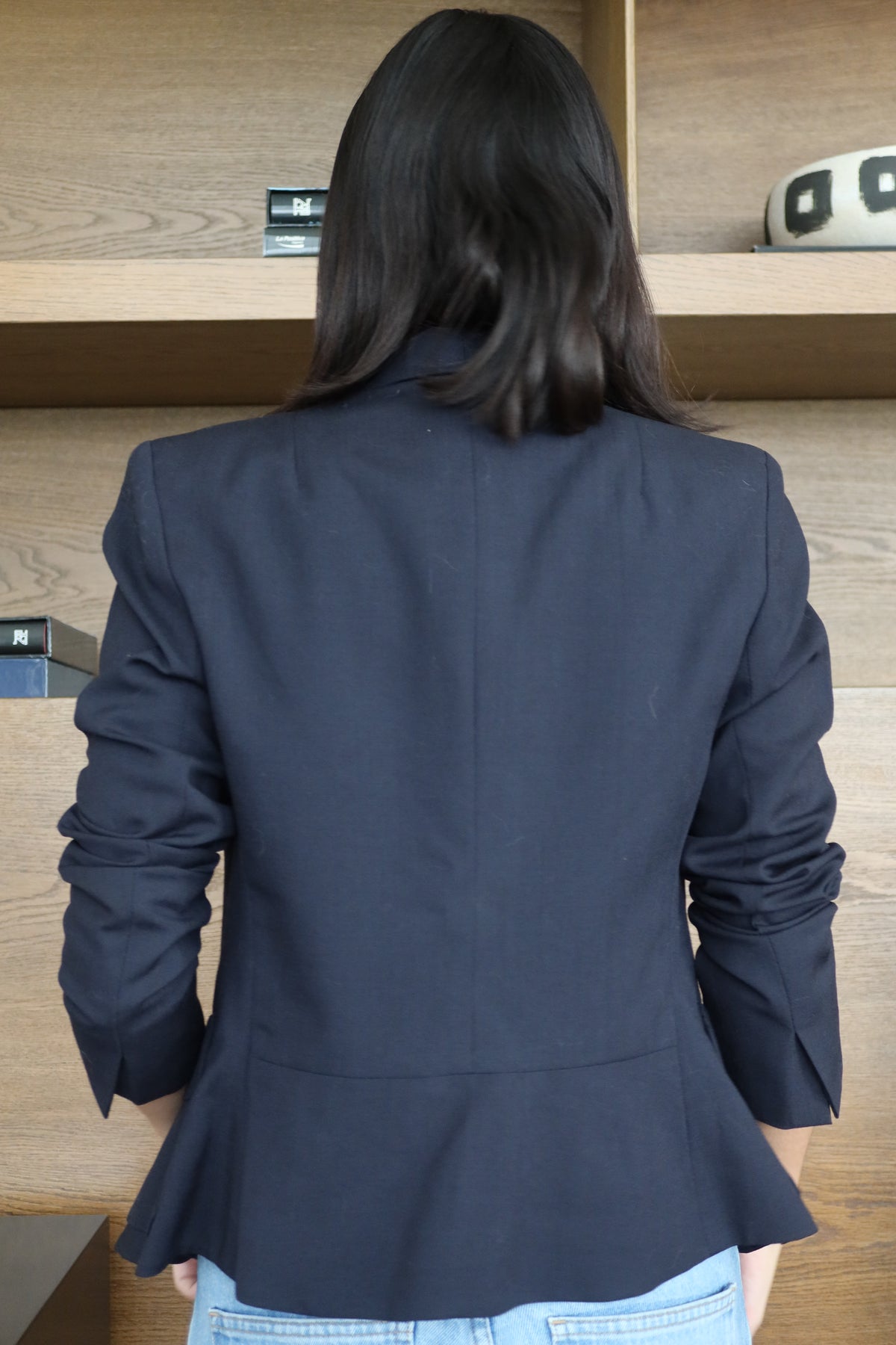 A.L.C. Black Double-Layer Tailored Blazer