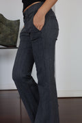 7 For All Mankind Grey Tailored Trousers