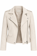 IRO Ivory Suede Biker Jacket