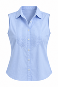 Banana Republic Light Blue Sleeveless Shirt