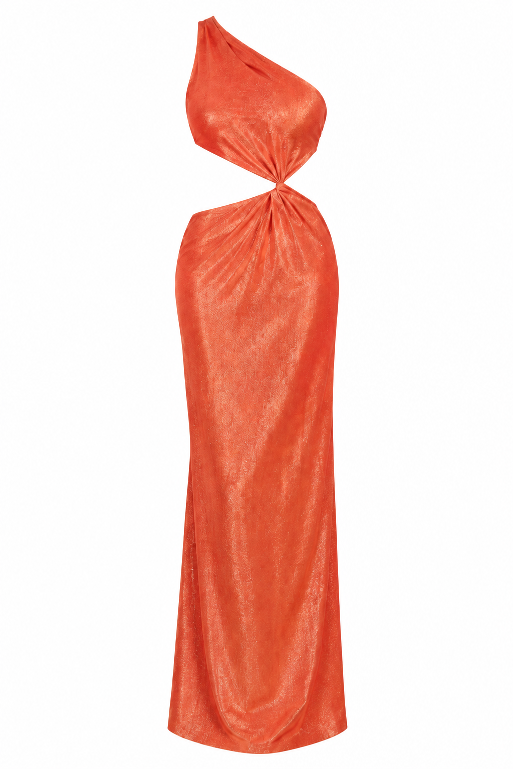 Baobab Coral Cut-Out Maxi Dress