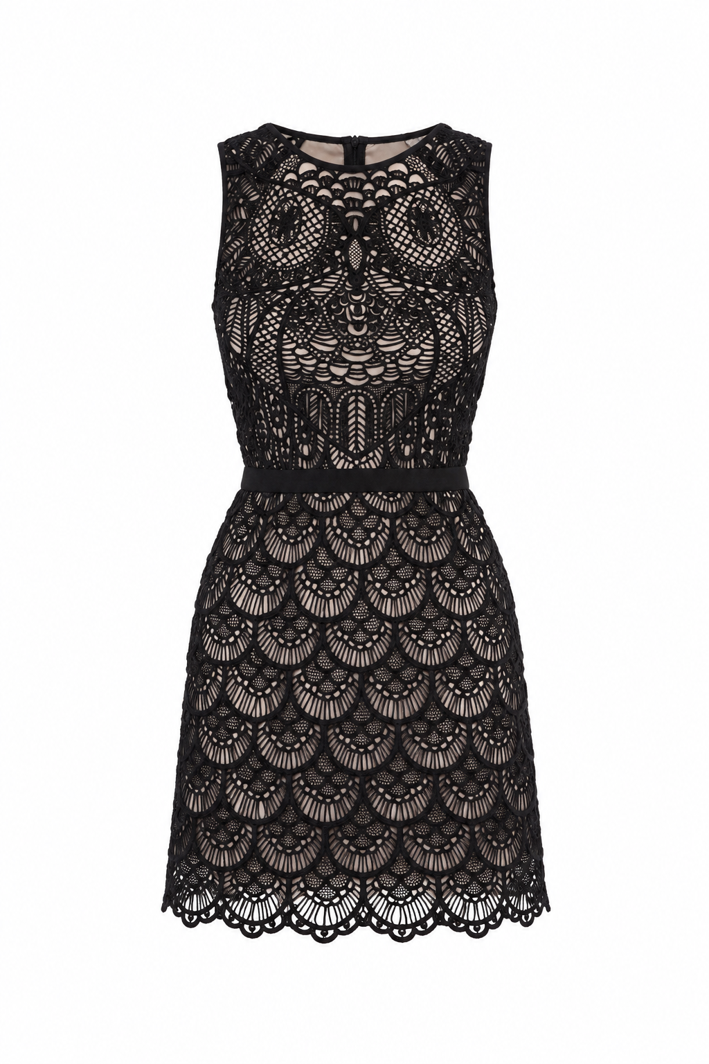Red Valentino Black Lace Mini Dress