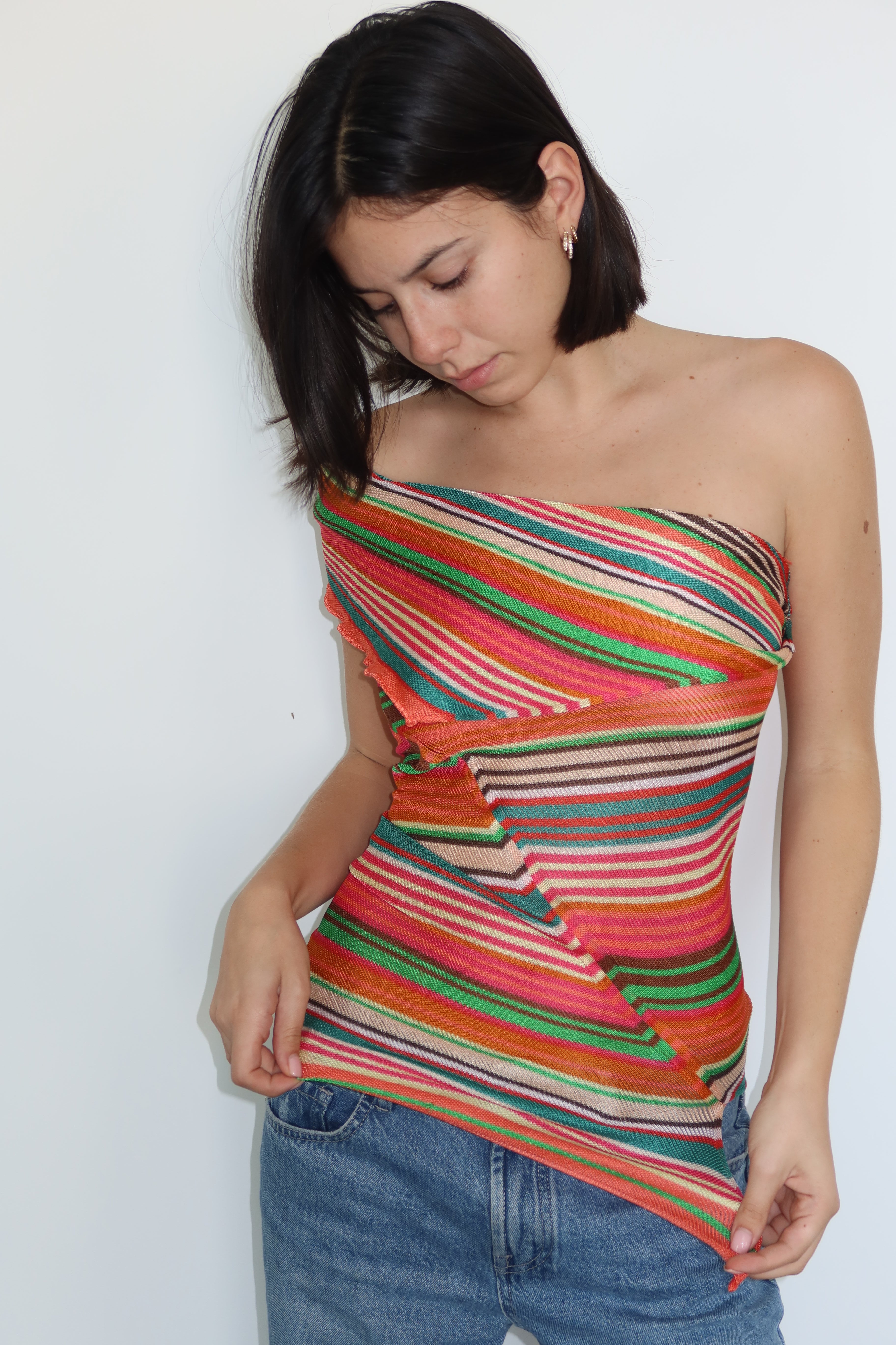Missoni Multicolor Striped Knit Top
