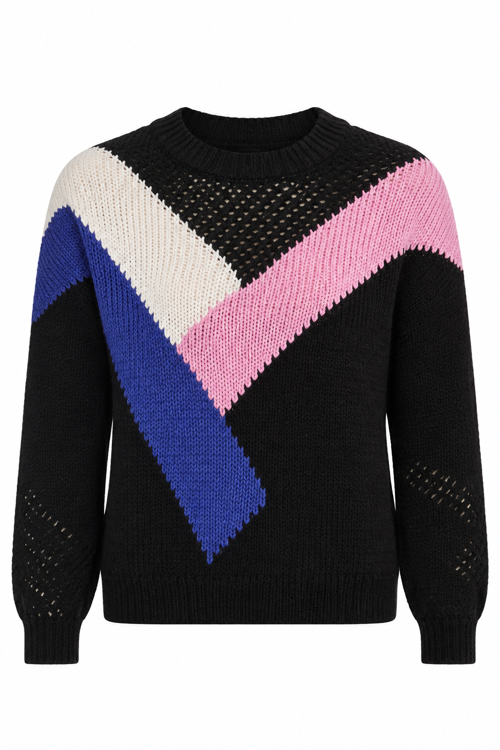 Maje Colorblock Knit Sweater