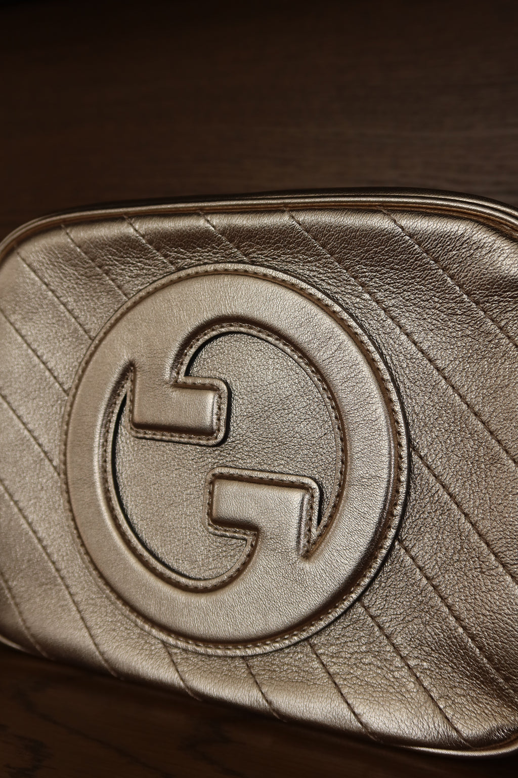 Gucci Metallic Gold Soho Disco Bag