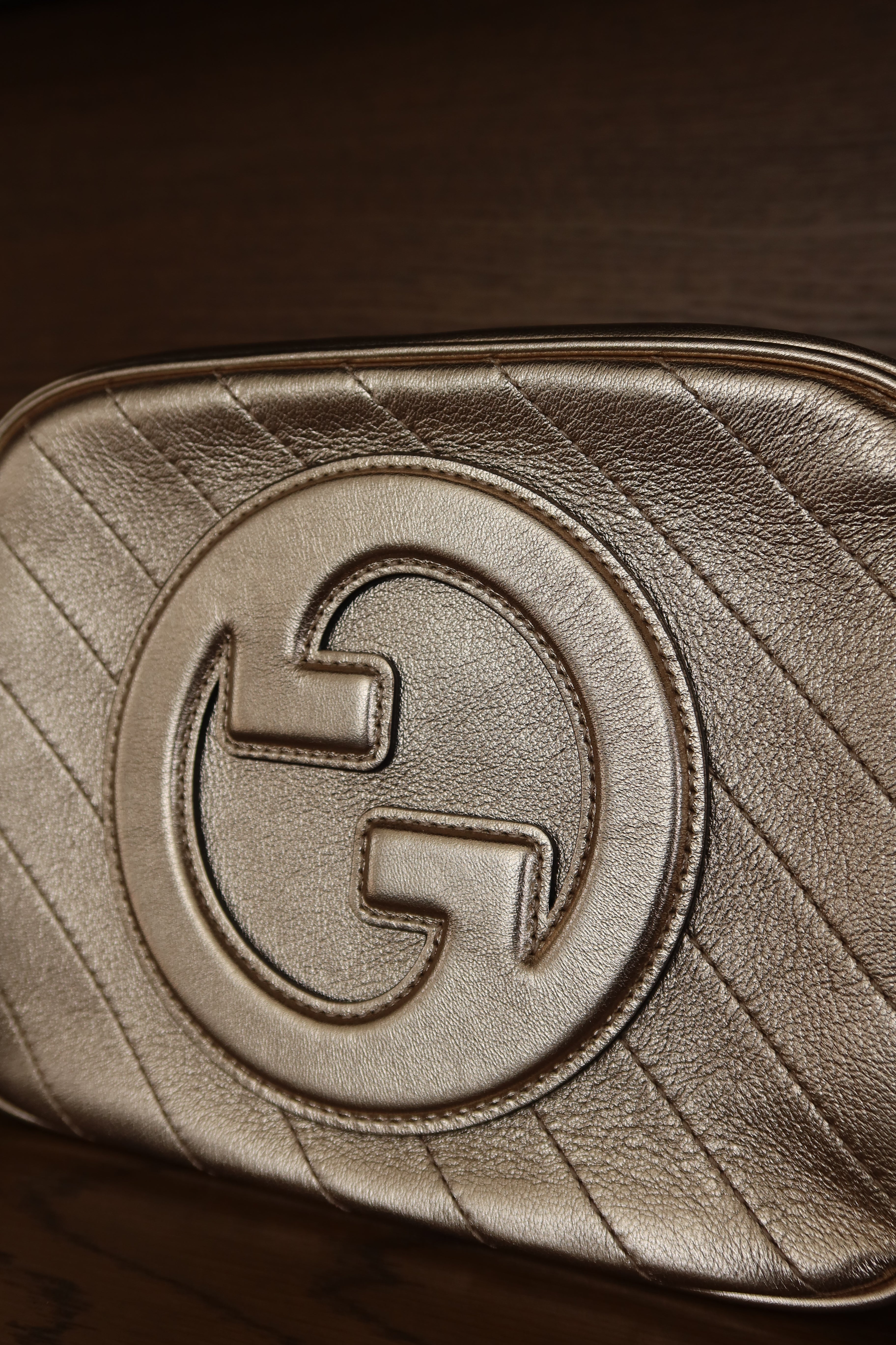 Gucci Metallic Gold Soho Disco Bag