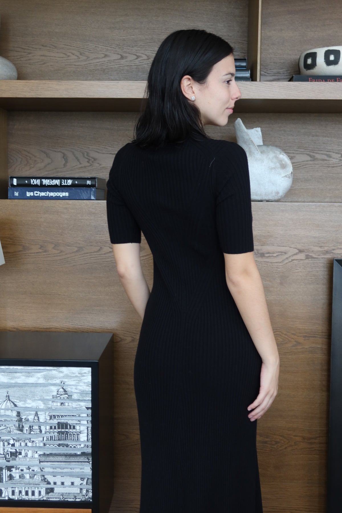 Zadig & Voltaire Ribbed Knit Cutout Maxi Dress