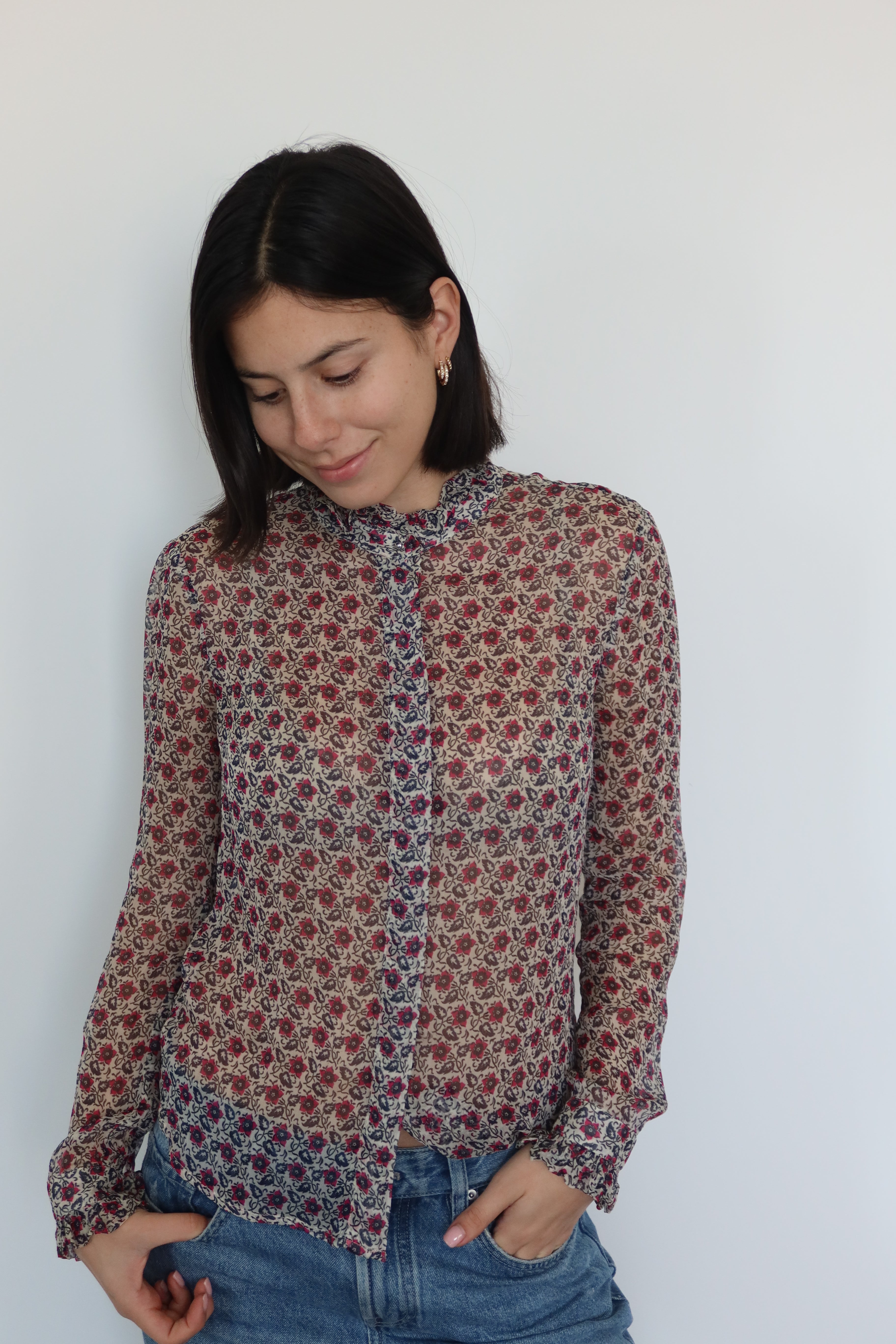 Blusa Estampada Floral de Claudie Pierlot