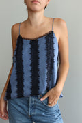 Alice+ Olivia Blue Lace Blouse