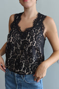 Joie Black Lace Blouse