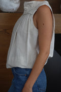 Blusa sin Mangas Beige de COS 