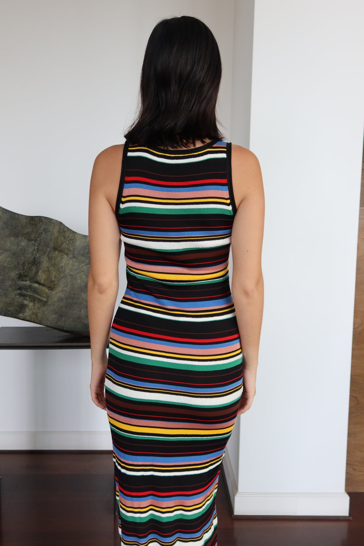 Missoni Multicolor Striped Knit Maxi Dress