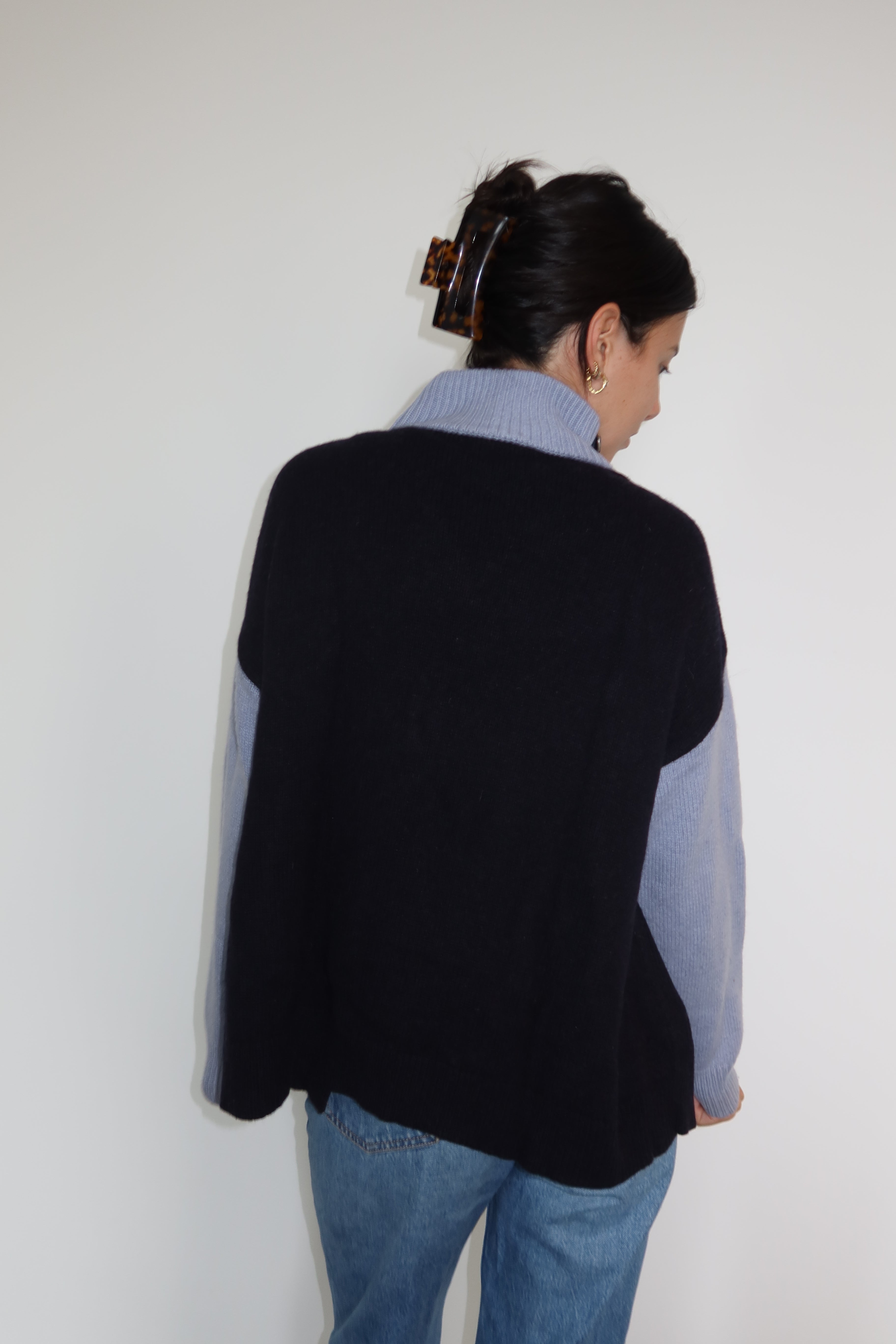Claudia Pierlot Color-block Turtleneck Sweaters