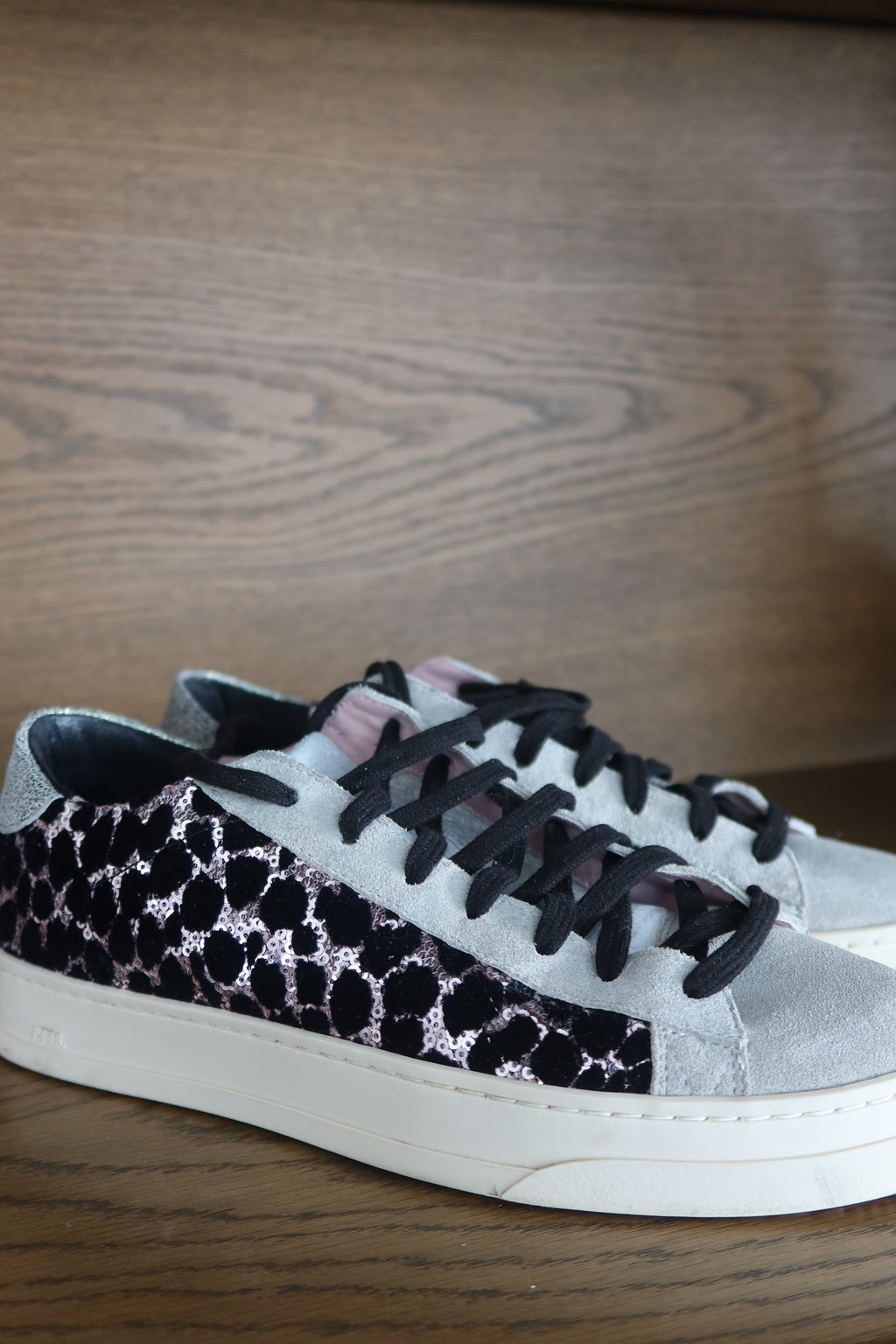 P448 Animal Print Low-Top Sneakers