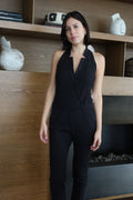 Enterizo Negro Halter de Veronica Beard