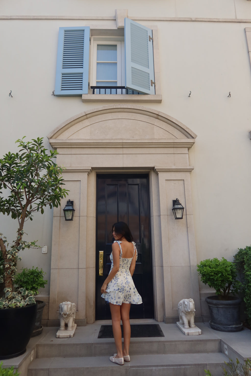 Reformation Floral Mini Dress