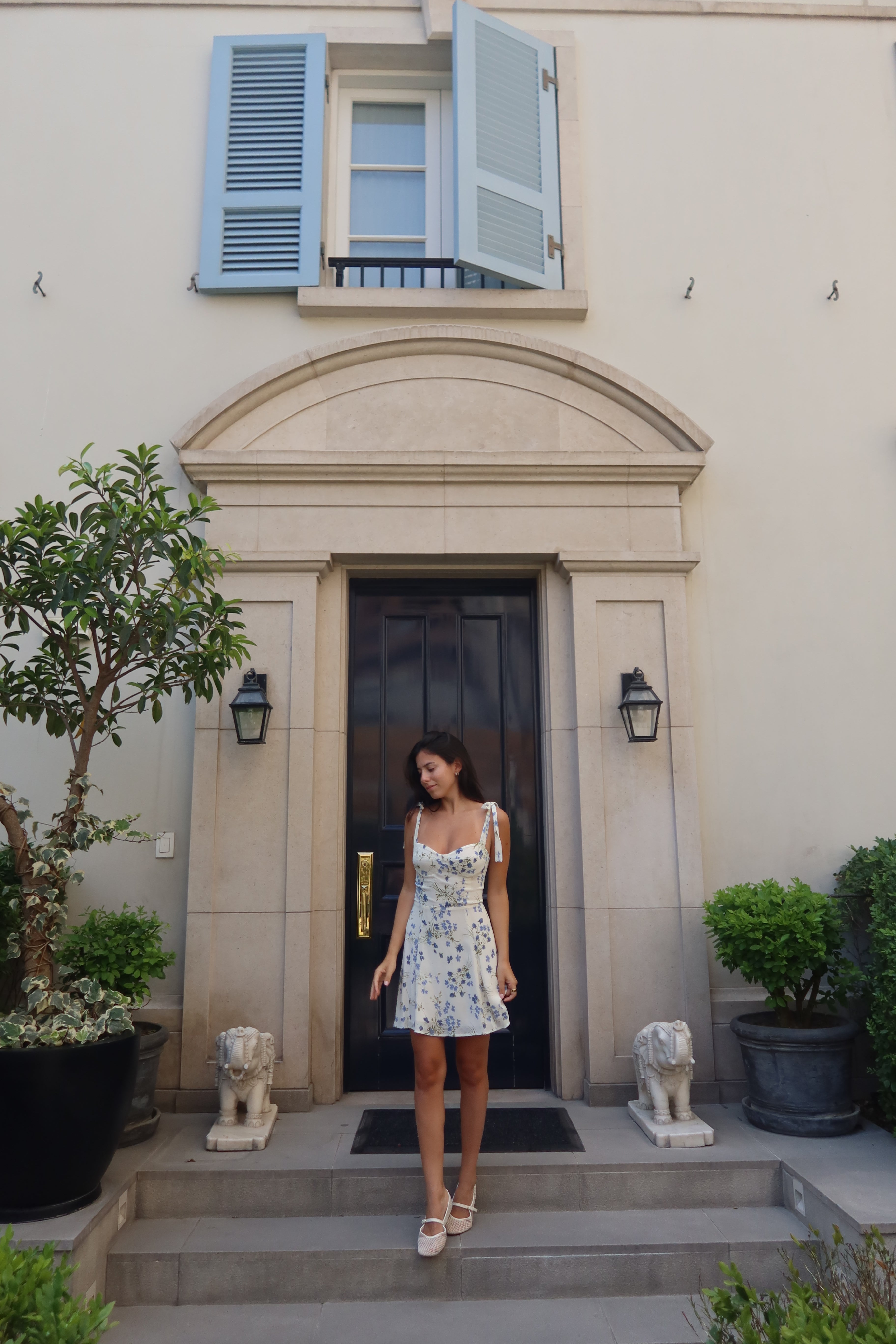 Reformation Floral Mini Dress