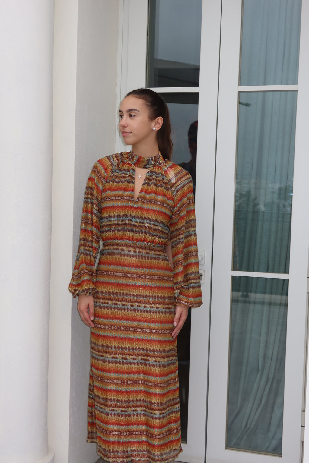 Scalpers Multicolor Stripe Maxi Dress