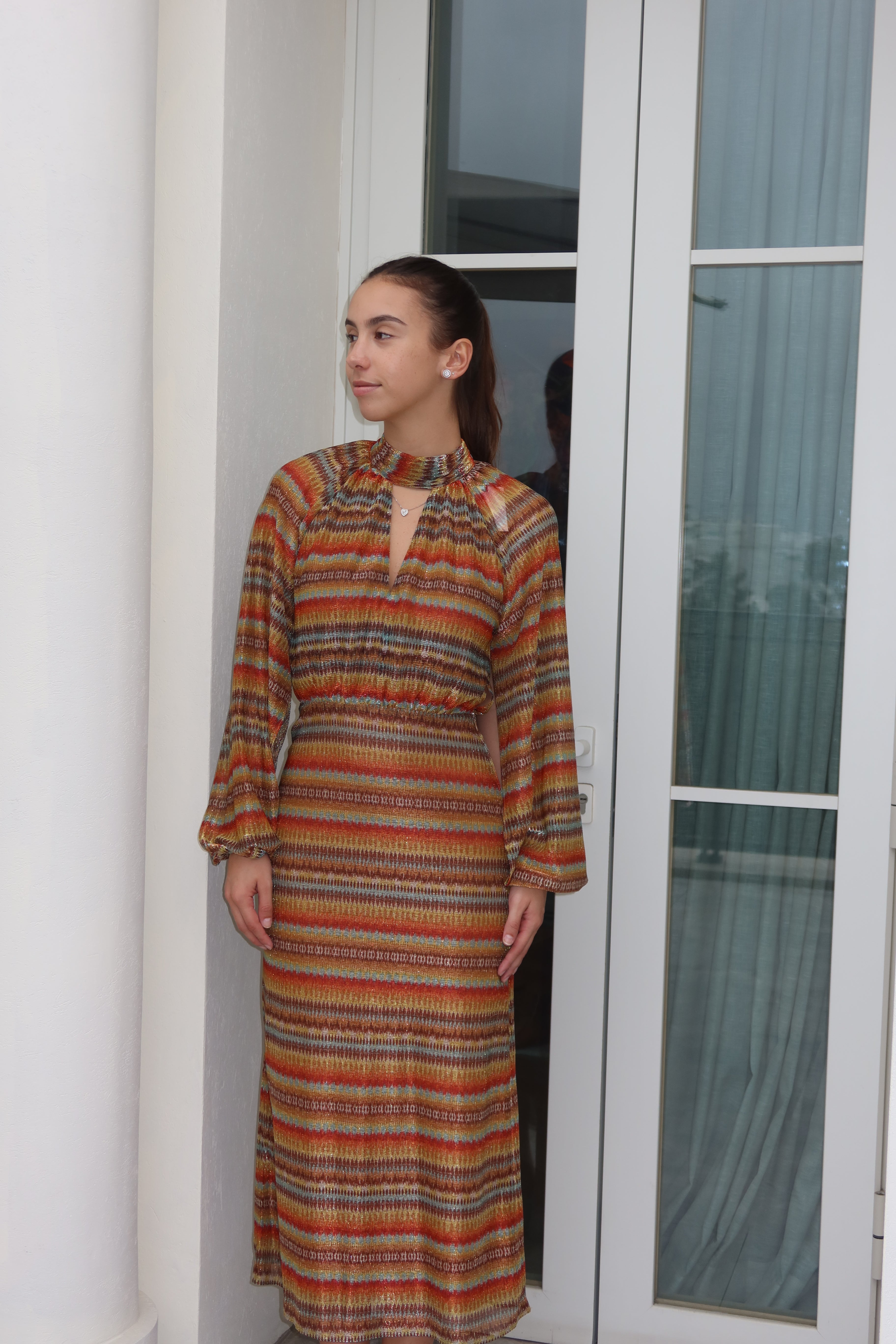 Scalpers Multicolor Stripe Maxi Dress