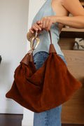 Zimmermann Tan Suede Shoulder Bag