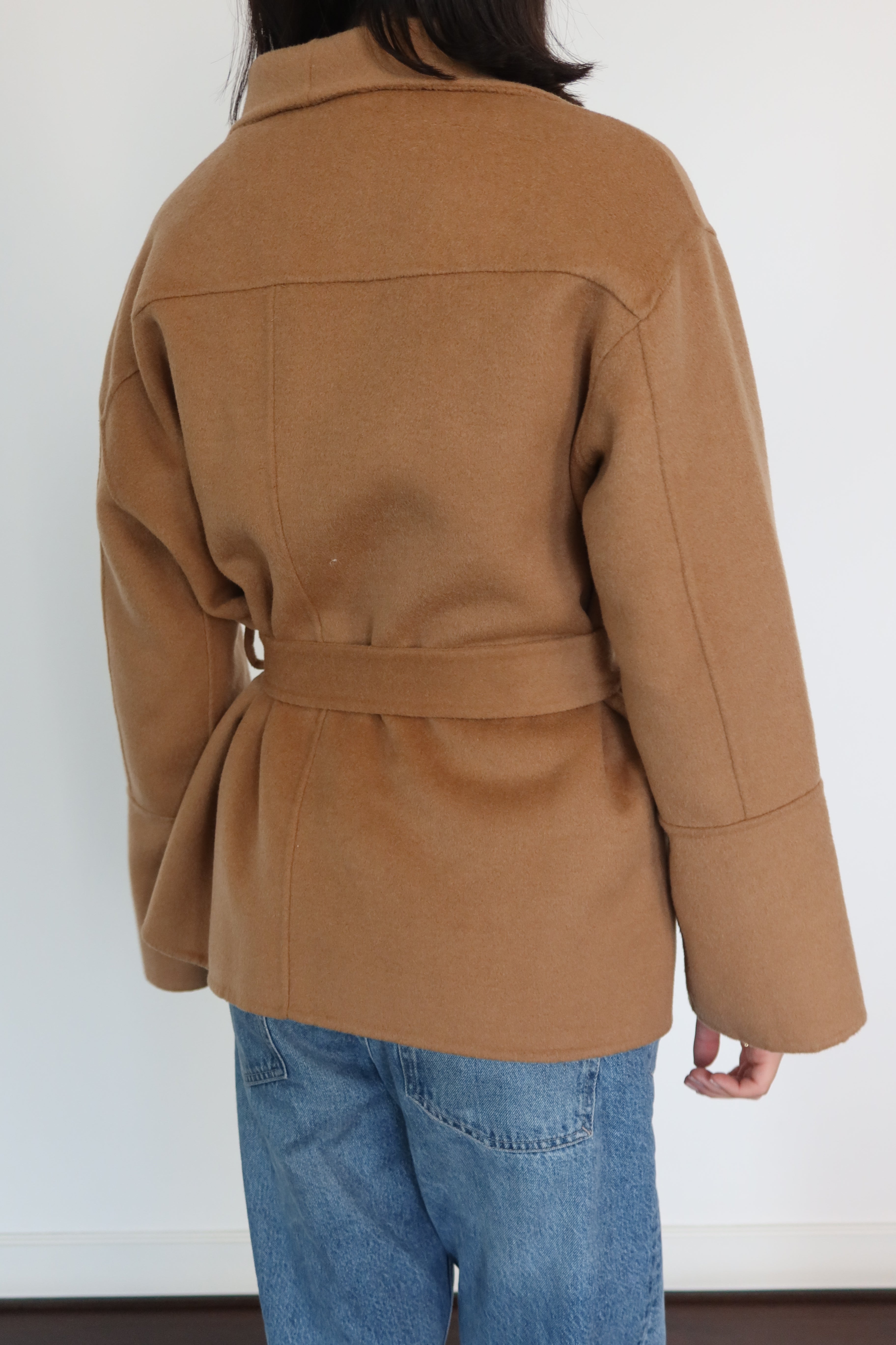 Maison Maia Camel Fringe Coat